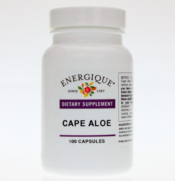 bottle of Cape Aloe Capsules.