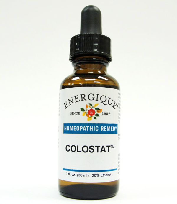 ColoStat in brown dropper bottle.