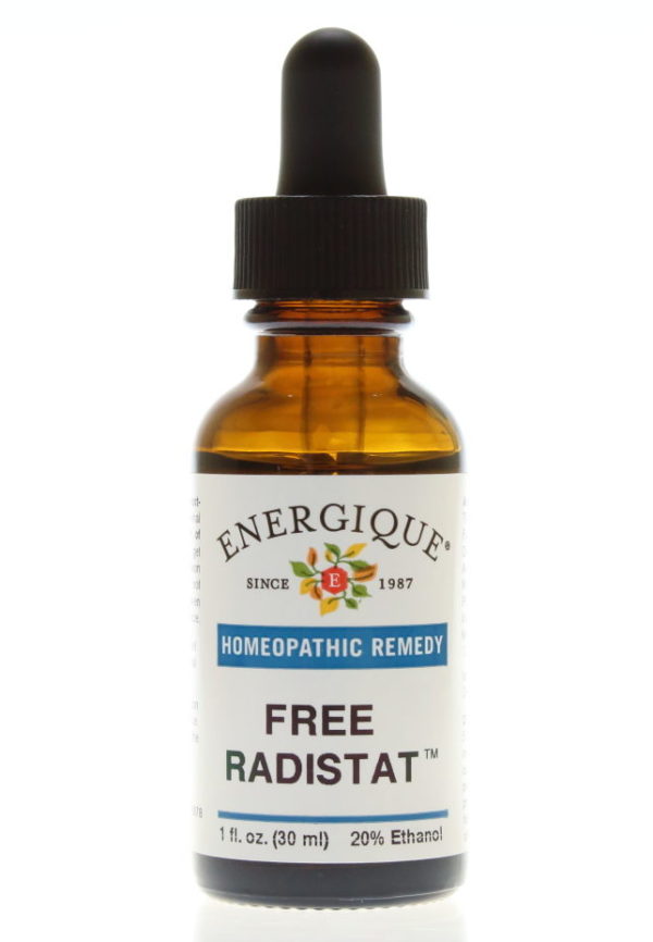 Free RadiStat by Energique in brown dropper bottle.
