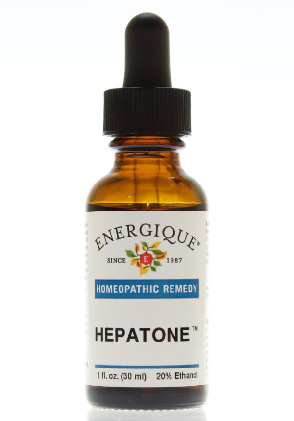 glass dropper bottle of HepaTone