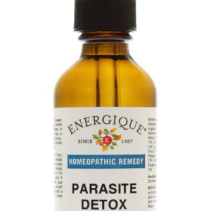 bottle of parasite detox.
