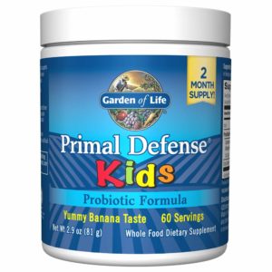 childrens probiotic - Primal Defense Kids (banna flavored).